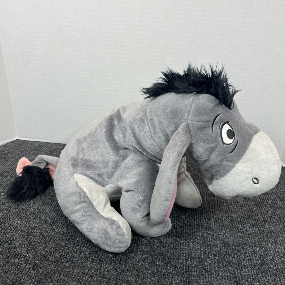 Disney Store Exclusive Eeyore Plush Gray Donkey 12" Plush with Tag
